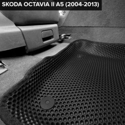 3D коврики EVA с бортами Skoda Octavia II A5 (2004-2013)