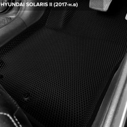 3D коврики EVA с бортами Kia Rio IV (2017-н.в.)