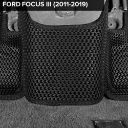 3D коврики EVA с бортами Ford Focus III седан, хэтчбек, универсал (2011-2015)