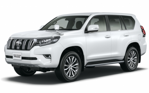 2D коврики EVA в салон и багажник на Toyota Land Cruiser Prado 150 рестайлинг 2 (2017-н.в.)