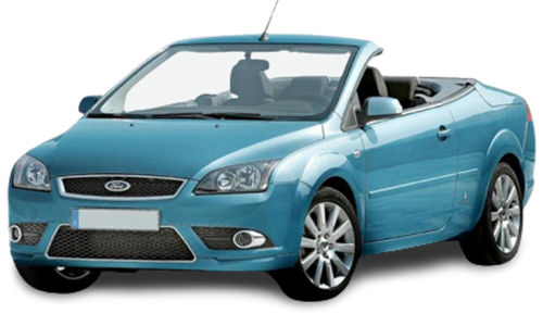 2D коврики EVA в салон  на Ford Focus II кабриолет (2004-2011)