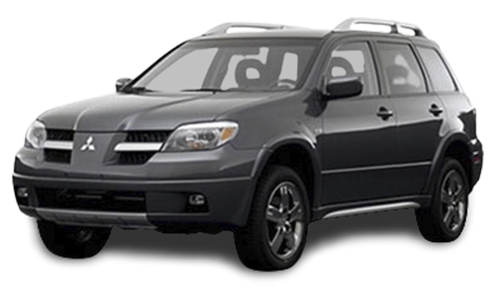 2D коврики EVA в салон и багажник на Mitsubishi Outlander I (2002-2009)