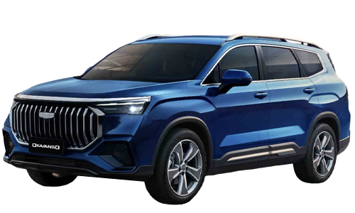 3D коврики EVA с бортами в салон на Geely Okavango 7 мест (2020-н.в)