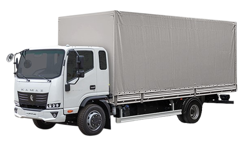 3D коврики EVA с бортами в салон на КАМАЗ КОМПАС 12 (2022-н.в)