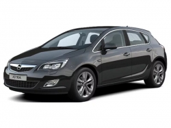 2D коврики EVA в салон и багажник на Opel Astra J хетчбек (2009-2018)