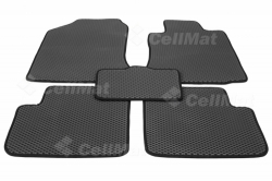 2D коврики EVA в салон на Toyota Corolla IX E120 5D хетчбек FWD, правый руль (2000-2006)