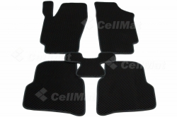 2D коврики EVA в салон и багажник  на Volkswagen Polo V седан (2017-2020)