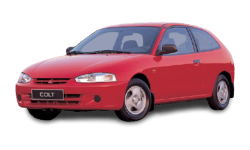 2D коврики EVA в салон на Mitsubishi Colt V CJ0 (1995-2003)
