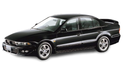 2D коврики EVA в салон и багажник на Mitsubishi Galant VIII седан (1996-2003)