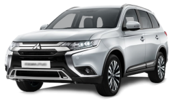 2D коврики EVA в салон и багажник на Mitsubishi Outlander III рестайлинг 7 мест (2014-н.в.)