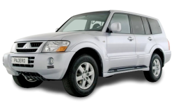 2D коврики EVA в салон и багажник на Mitsubishi Pajero III 5D (1999-2006)