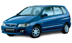 2D коврики EVA в салон на Mitsubishi Space Star (1998-2005)