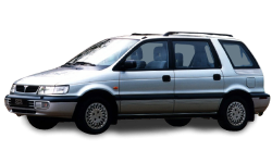 2D коврики EVA в салон на Mitsubishi Space Wagon II (1991-1998)