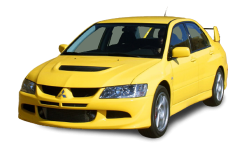 2D коврики EVA в салон и багажник на Mitsubishi Lancer Evolution VIII (2003-2005)
