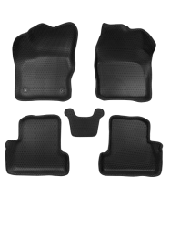 3D коврики EVA с бортами в салон на Ford Focus III рестайлинг седан, хэтчбек, универсал (2014-2019)
