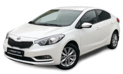 3D коврики EVA с бортами в салон  на Kia Cerato III (2013-2016)